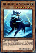Yugioh Thunderclap Skywolf SECE-ENS08 Super Rare Limited Edition HP/MP
