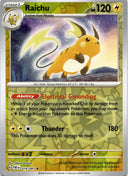 Pokemon Raichu 019/091 Paldean Fates Reverse Holo NM