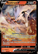 Pokemon Reshiram V 024/195 Silver Tempest Full Art Holo NM