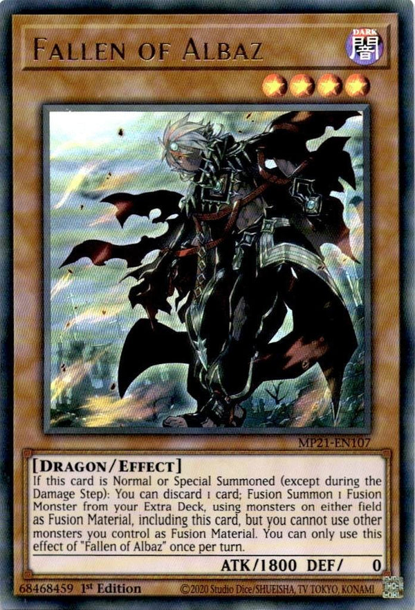 Yugioh Fallen of Albaz MP21-EN107 Ultra Rare 1st Edition VLP/NM