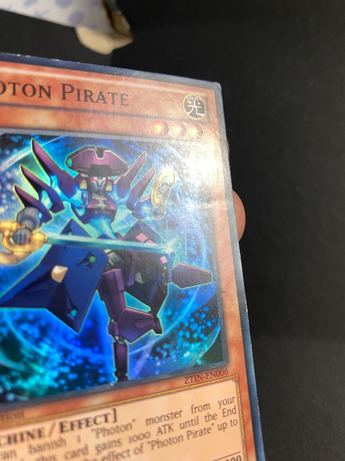 Yugioh Photon Pirate ZTIN-EN006 Super Rare 1st Edition HP