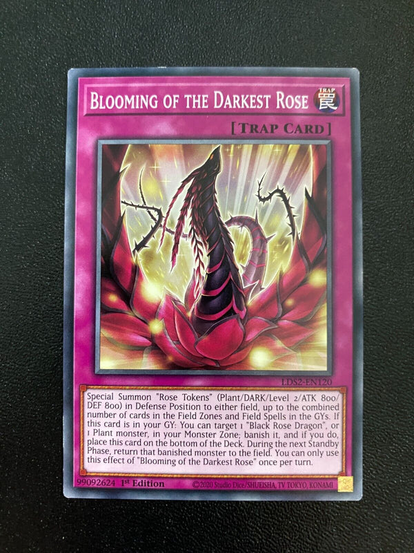 Yugioh Blooming of the Darkest Rose LDS2-EN120 Common 1st Edition VLP/NM