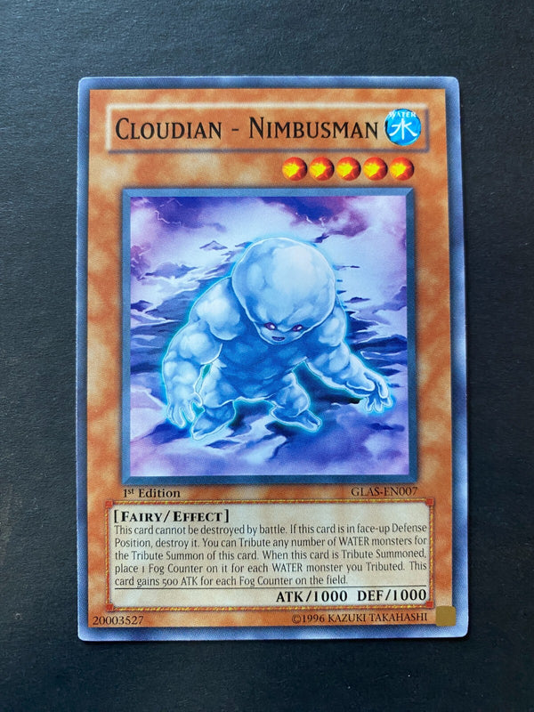 Yugioh Cloudian - Nimbusman GLAS-EN007 Common 1st Edition VLP/NM