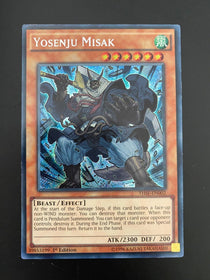 Yugioh Yosenju Misak THSF-EN002 Secret Rare 1st Edition MP/LP