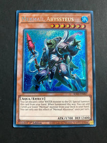 Yugioh Mermail Abyssteus RA03-EN007 Secret Rare 1st Edition NM