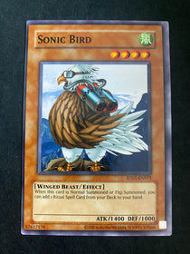 Yugioh Sonic Bird RP01-EN075 Common (Misprint/Miscut) #2 Retro Pack Reprint NM