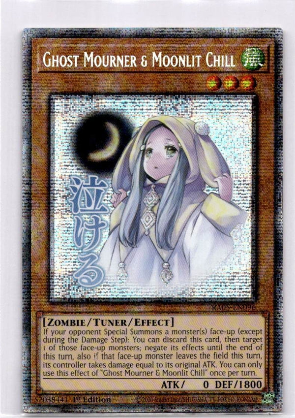Yugioh Ghost Mourner & Moonlit Chill RA05-EN096 NA Print Starlight Rare NM