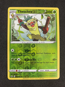 Pokemon Thwackey 12/202 Sword & Shield Reverse Holo Uncommon NM