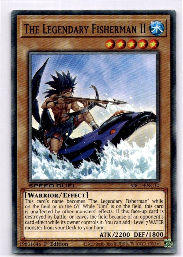 Yugioh The Legendary Fisherman II SBC1-ENC10 Common 1st Edition NM