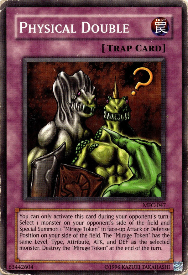 Yugioh Physical Double MFC-047 Common Unlimited Edition DAMAGED
