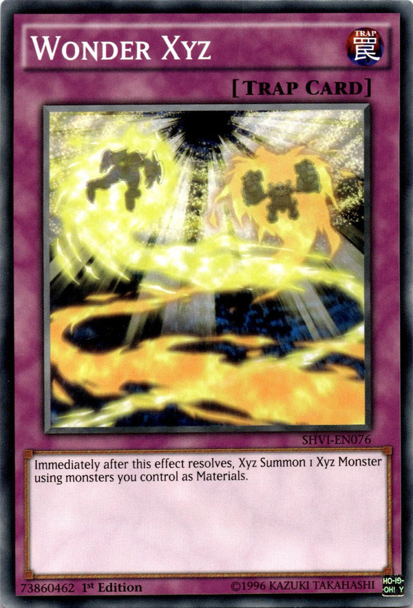 Yugioh Wonder Xyz SHVI-EN076 Common 1st Edition VLP/NM