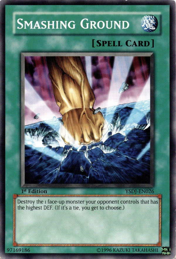 Yugioh Smashing Ground YSDJ-EN026 Common 1st Edition MP