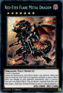 Yugioh Red-Eyes Flare Metal Dragon RA01-EN038 Secret Rare 1st Edition NM