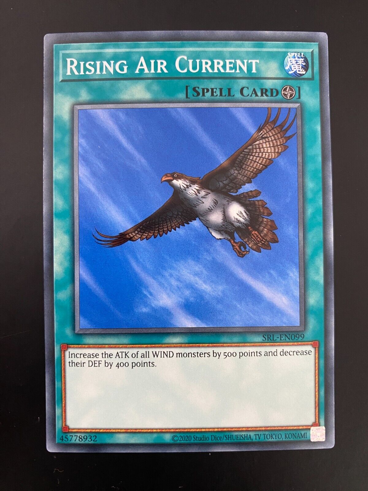 Yugioh Rising Air Current SRL-EN099 Common Unlimited Edition NM/MINT