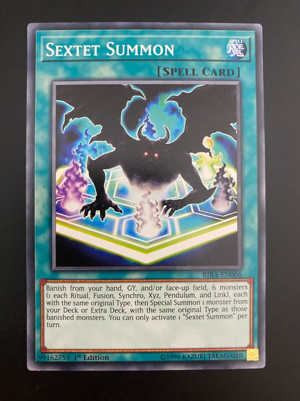 Yugioh Sextet Summon RIRA-EN066 1st Edition Common NM