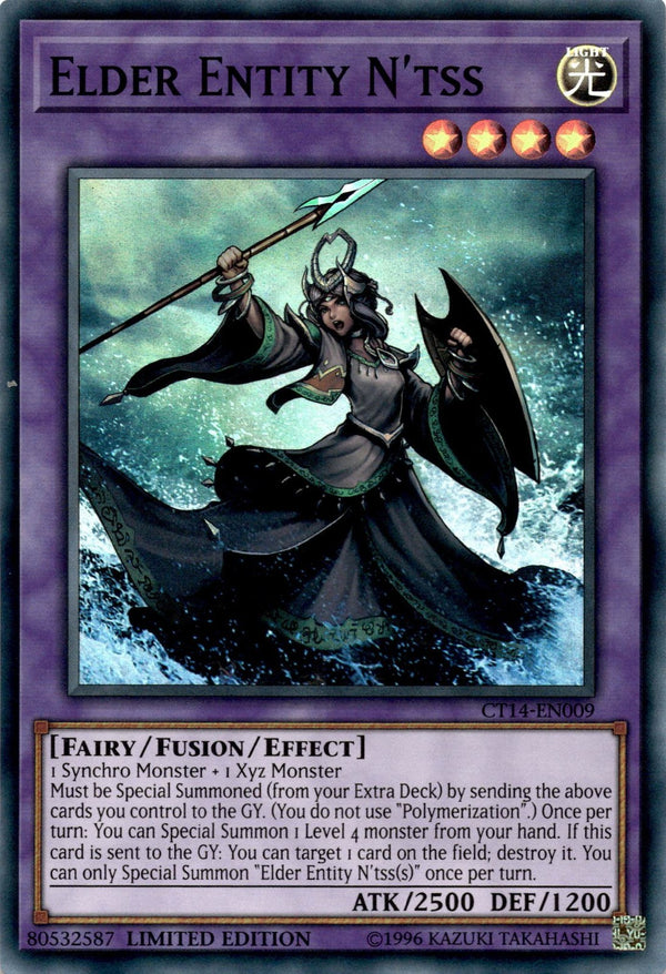 Yugioh Elder Entity N'tss CT14-EN009 Super Rare Limited Edition NM