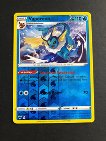 Pokemon Vaporeon 030/185 Vivid Voltage Reverse Holo VLP/NM