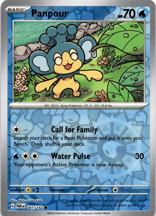 Pokemon Panpour 041/182 Paldea Evolved Reverse Holo NM