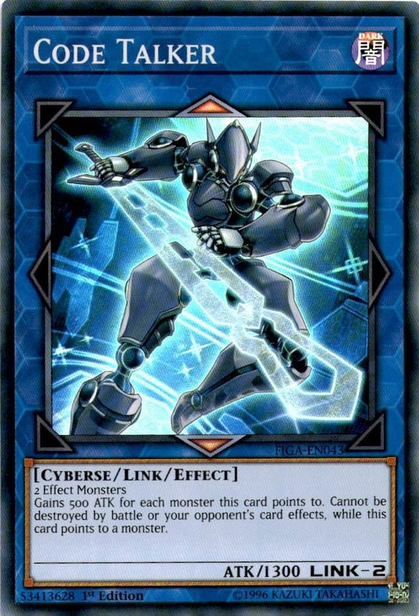 Yugioh Code Talker FIGA-EN043 Super Rare 1st Edition NM