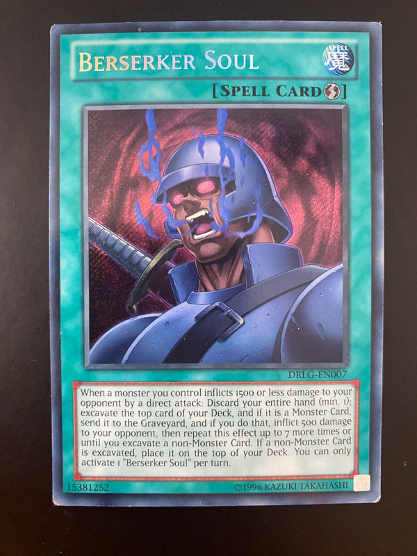 Yugioh Berserker Soul DRLG-EN007 Unlimited Edition LP-VLP