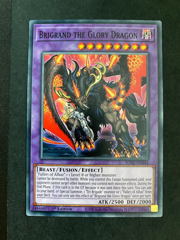 Yugioh Brigrand the Glory Dragon SDAZ-EN044 Common 1st Edition NM