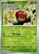 Pokemon Applin 016/182 Destined Rivals Reverse Holo NM
