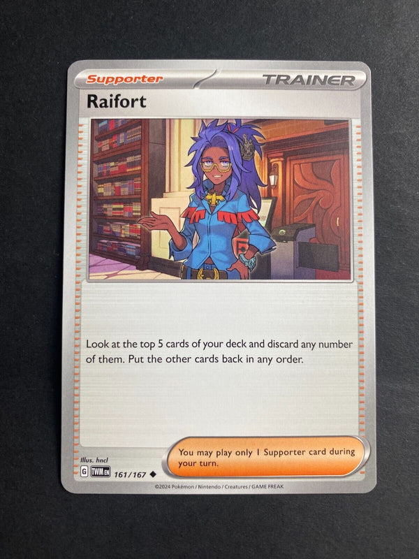 Pokemon Raifort 161/167 Twilight Masquerade Non Holo NM