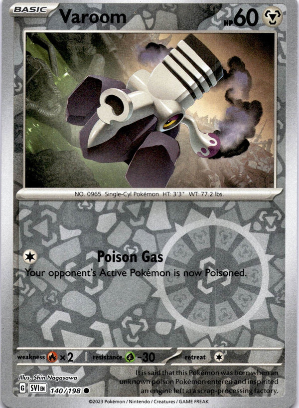 Pokemon Varoom 140/198 Scarlet Violet Base Reverse Holo NM