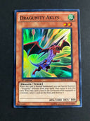 Yugioh Dragunity Aklys SDDL-EN003 Super Rare 1st Edition MP