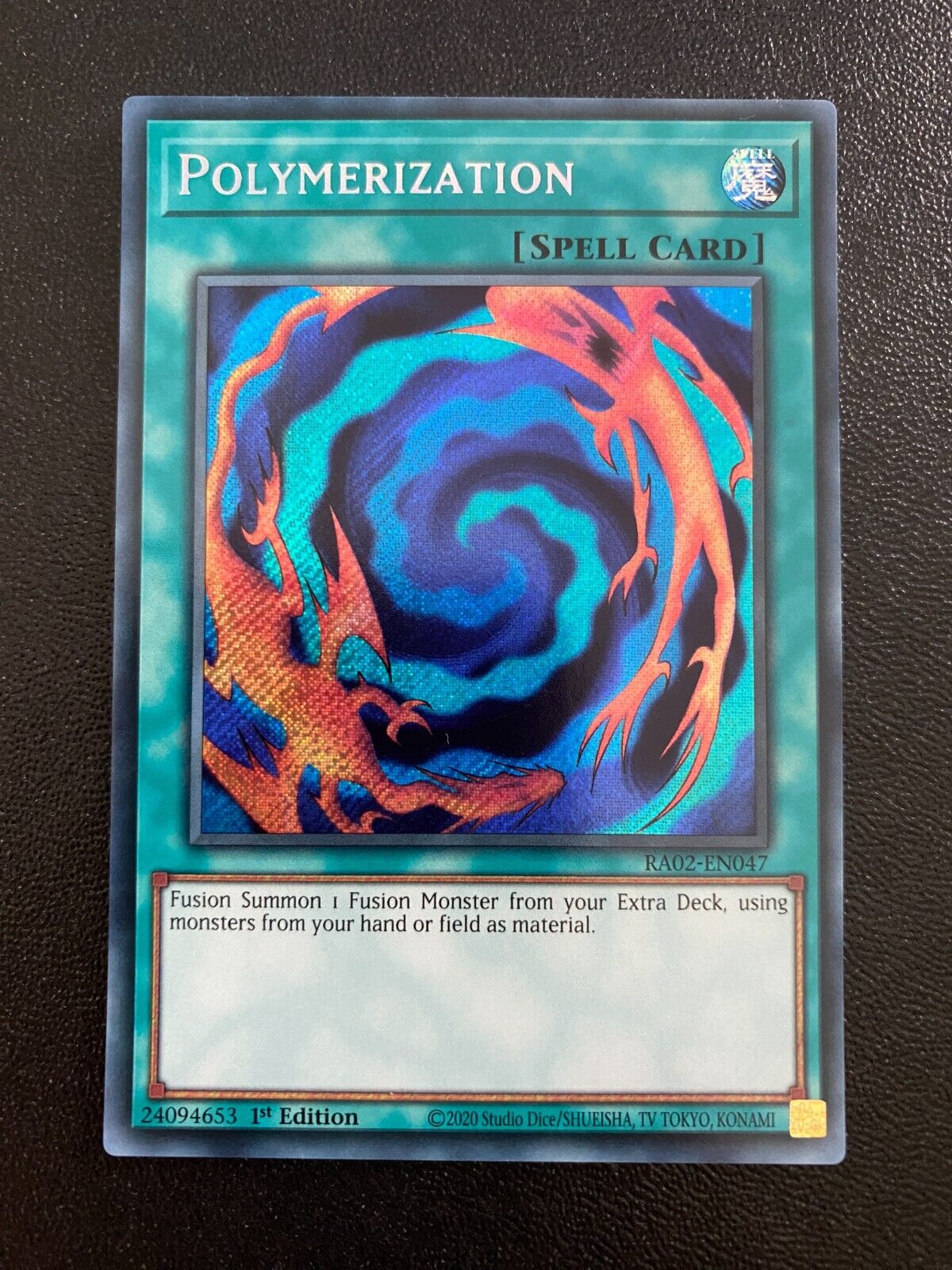 Yugioh Polymerization RA02-EN047 Secret Rare 1st Edition NM