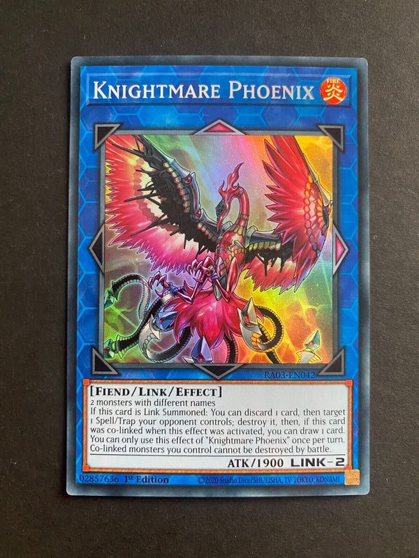 Yugioh Knightmare Phoenix RA03-EN042 Super Rare 1st Edition NM