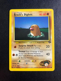 Pokemon Brock's Diglett 67/132 Gym Challenge LP