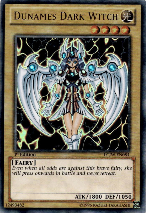 Yugioh Dunames Dark Witch LCJW-EN084 Ultra Rare 1st Edition NM