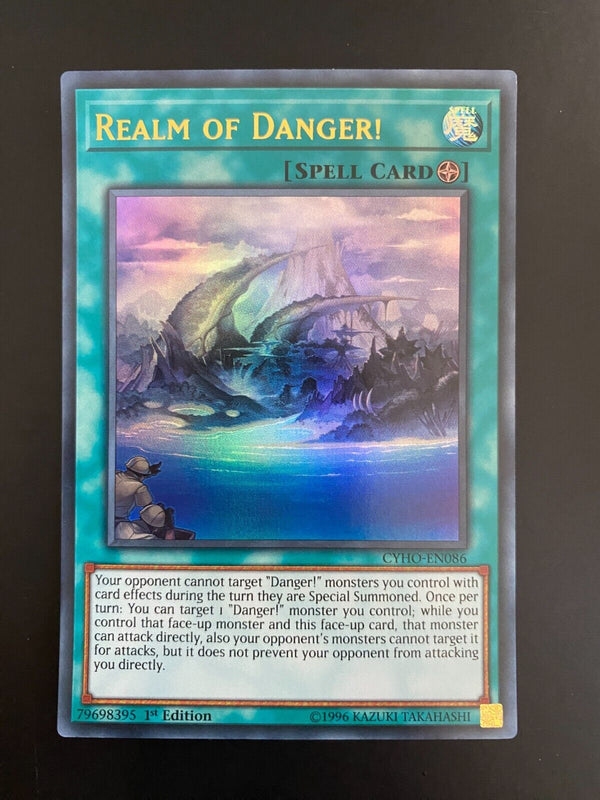 Yugioh Realm of Danger! CYHO-EN086 Ultra Rare 1st Edition VLP