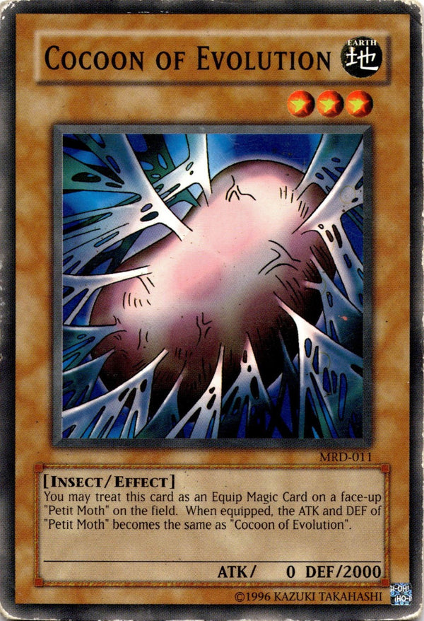 Yugioh Cocoon of Evolution MRD-011 Common Unlimited Edition DAMAGED
