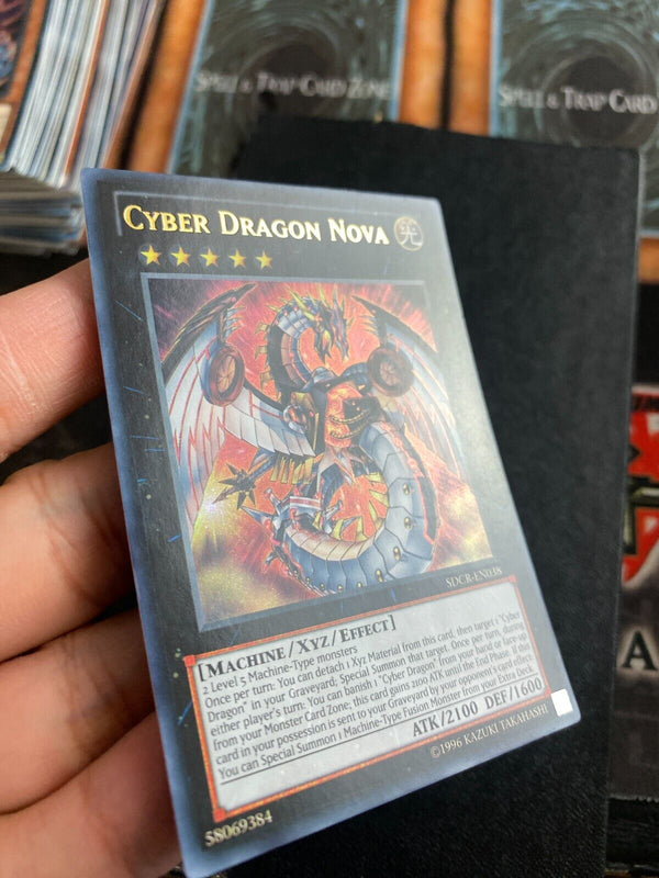 Yugioh Cyber Dragon Nova SDCR-EN038 Ultra Rare Unlimited Edition LP/VLP