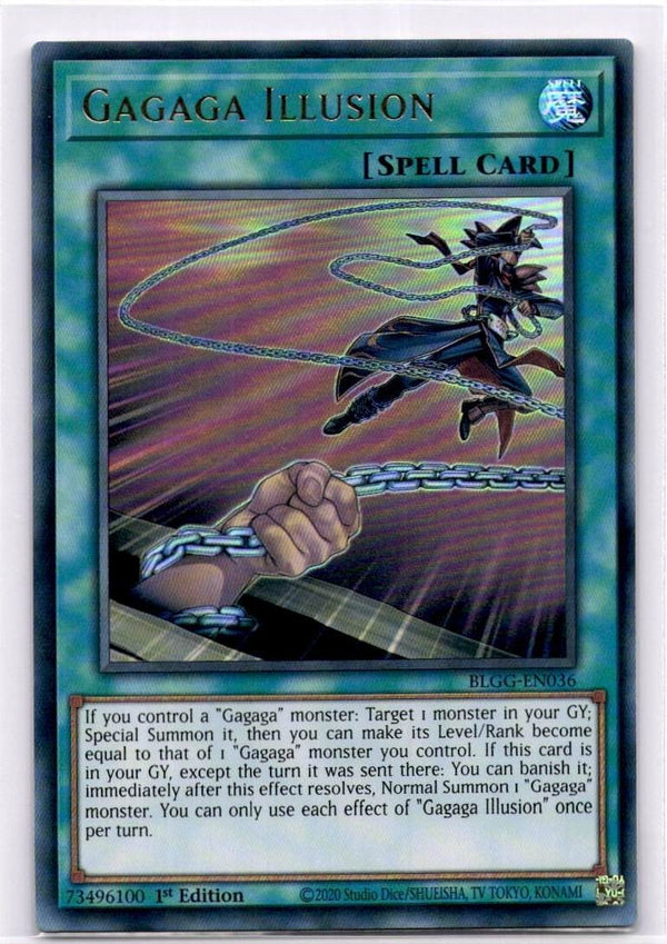 Yugioh Gagaga Illusion BLGG-EN036 Ultra Rare 1st Edition NM