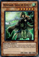 Yugioh Windaar, Sage of Gusto HA05-EN042 Super Rare 1st Edition LP