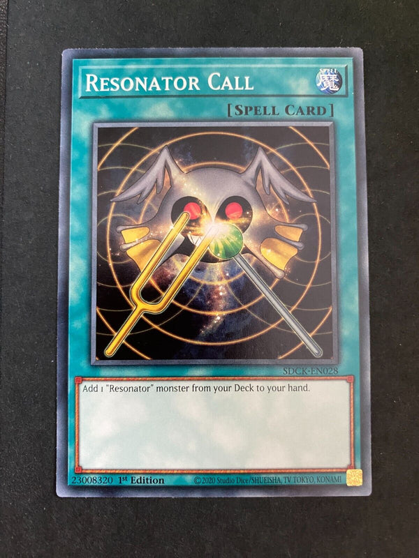 Yugioh Resonator Call SDCK-EN028 Common 1st Edition NM