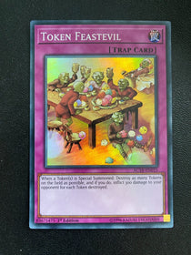 Yugioh Token Feastevil AC18-EN015 Super Rare 1st Edition NM