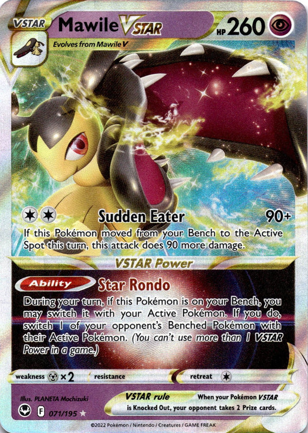 Pokemon Mawile VSTAR 071/195 Silver Tempest Full Art Holo NM