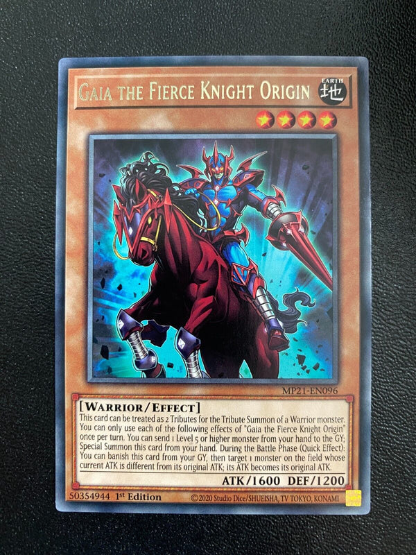 Yugioh Gaia the Fierce Knight Origin MP21-EN096 Rare 1st Edition NM