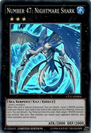 Yugioh Number 47: Nightmare Shark CT11-EN004 Super Rare Limited Edition HP
