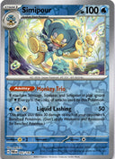 Pokemon Simipour 042/182 Paradox Rift Reverse Holo NM