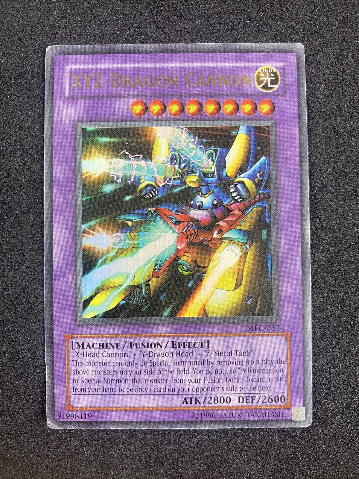 Yugioh XYZ-Dragon Cannon Ultra Rare Unlimited Edition MFC-052 HP