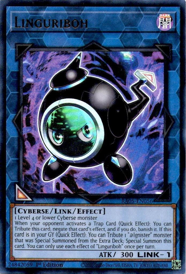 Yugioh Linguriboh RA05-EN056 NA Print Ultra Rare 1st Edition NM