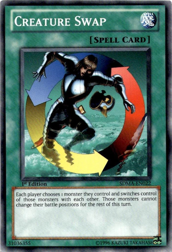 Yugioh Creature Swap SDMA-EN022 Common 1st Edition VLP/NM