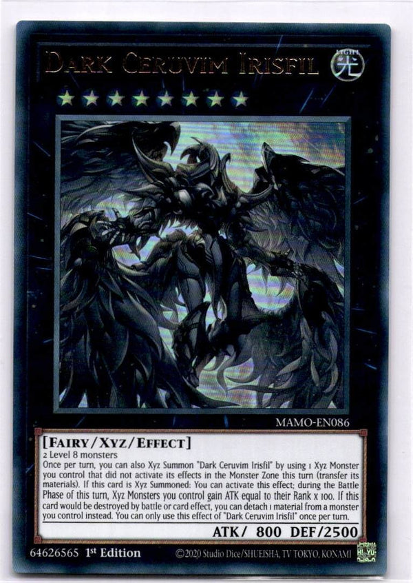Yugioh Dark Ceruvim Irisfil MAMO-EN086 Ultra Rare 1st Edition NM