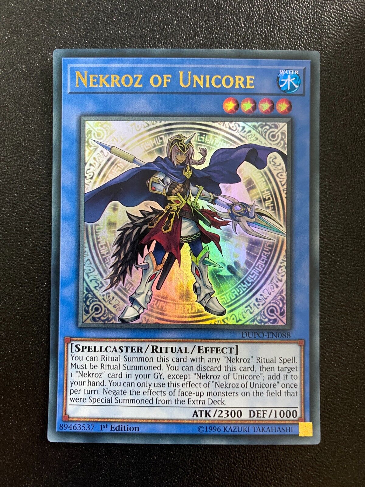 Yugioh Nekroz of Unicore DUPO-EN088 Ultra Rare 1st Edition VLP/NM