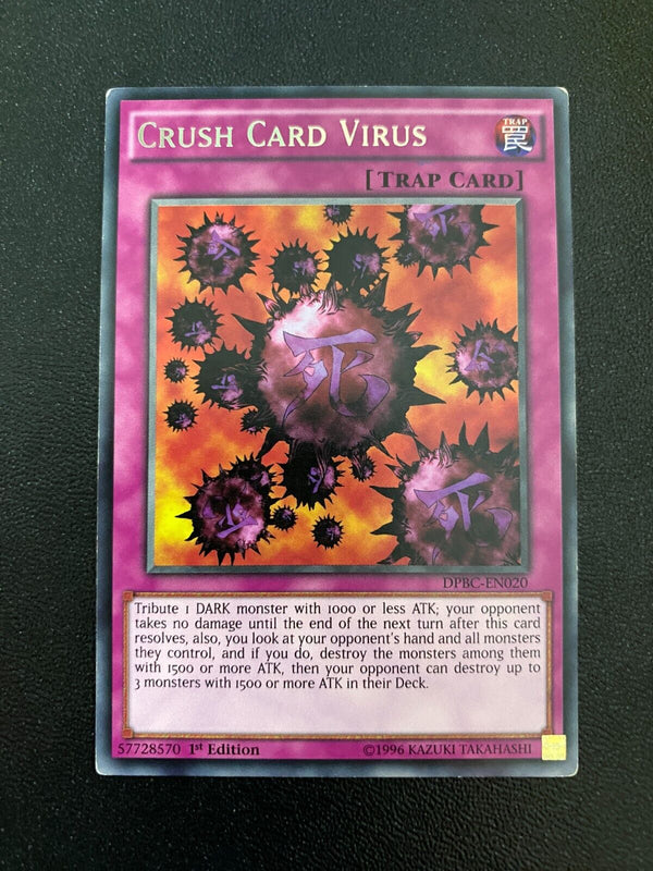 Yugioh Crush Card Virus DPBC-EN020 Rare 1st Edition MP